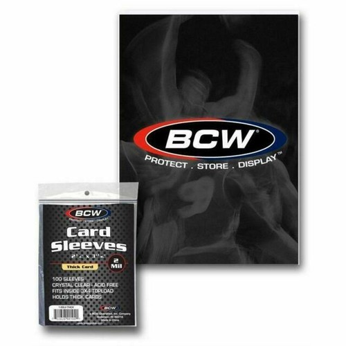 Bcw sslv thick card sleeves - card,